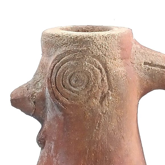 Pre-Columbian Artifact Inca Pottery Storage Vessel Urn Chancay Peru 1000-1400 AD - Picture 8 of 12